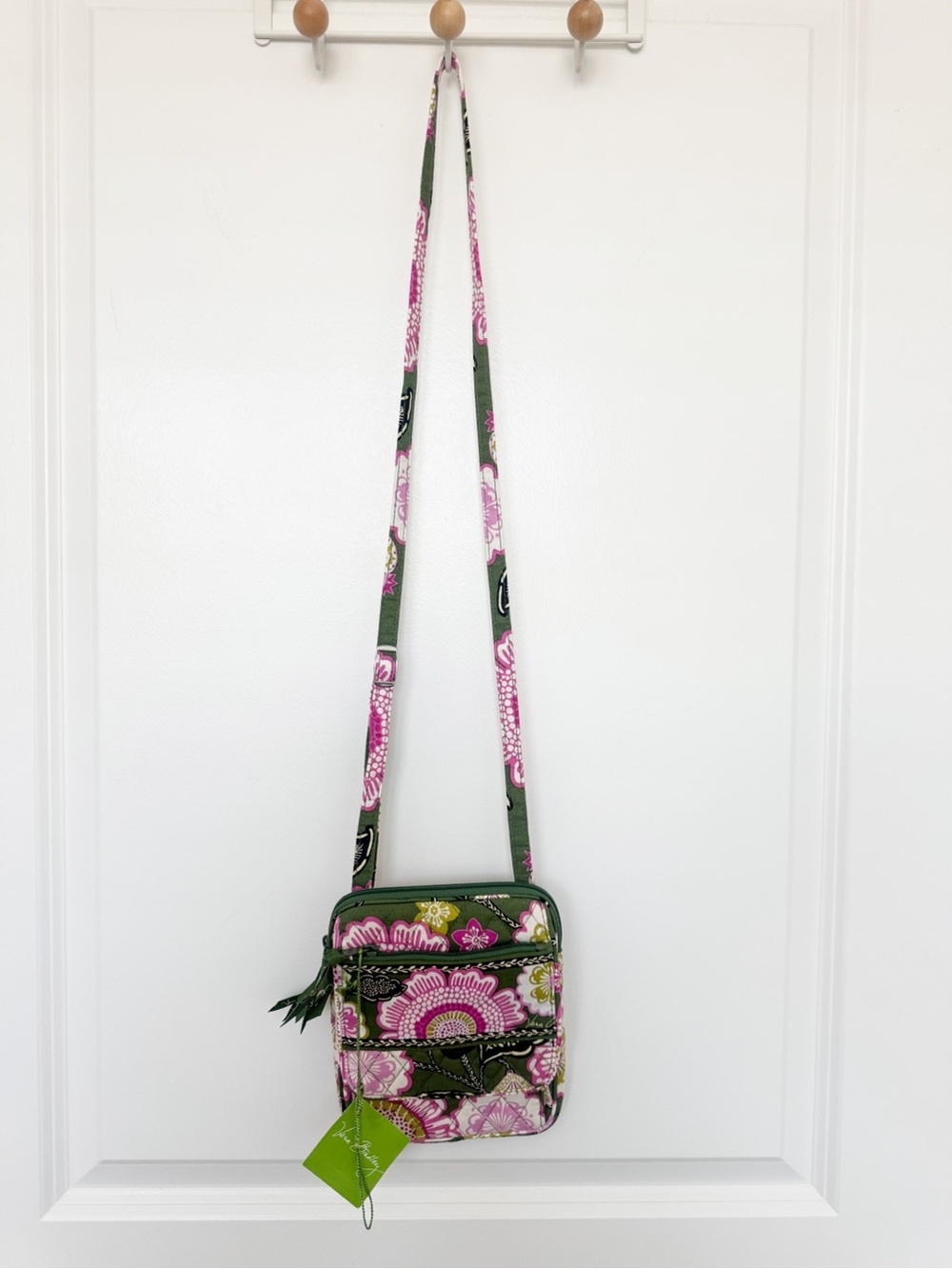 Vera Bradley Mini Hipster Crossbody Bag in Olivia Pink NWT